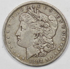 US 1892 Silver Morgan Dollar Silver Morgan Dollar U0976 combine shipping
