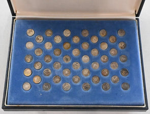 Medal Franklin Mint STATES OF THE UNION 50 MINI-COIN SET 1st Edition 1.1 gram ST