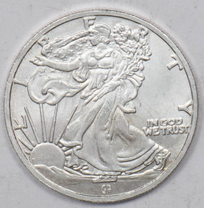 Silver Art Round 1/10 oz.999 Walking Liberty Design Proof Like U0746