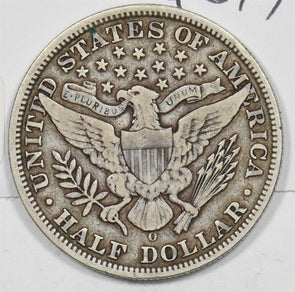 US 1898 -O Barber Half Dollar 90% silver Barber Half Dollar 90% silver XF U1039