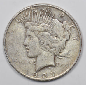 US 1927 -D Better Date Silver Peace Dollar Silver Peace Dollar U0825 combine sh