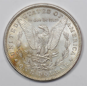 US 1885 Better Date Silver Morgan Dollar Silver Morgan Dollar CH BU W/Some Colo