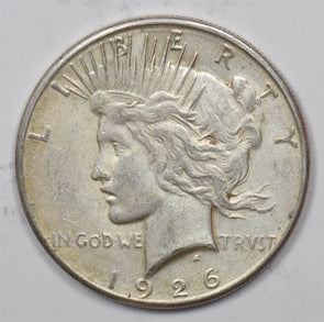 US 1926 -S Better Date Silver Peace Dollar Silver Peace Dollar AU U0832 combine