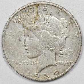 US 1934 -S Silver Peace Dollar Silver Peace Dollar U0978 combine shipping