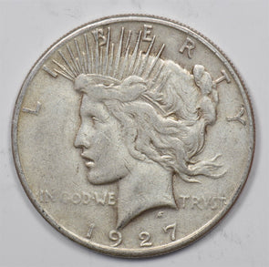 US 1927 -S Better Date Silver Peace Dollar Silver Peace Dollar U0828 combine sh