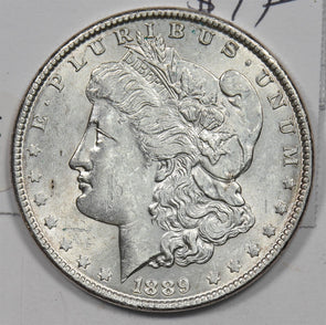 US 1889 Silver Morgan Dollar Silver Morgan Dollar CH BU U1014 combine shipping