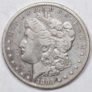 US 1893 -CC Better Date Silver Morgan Dollar Silver Morgan Dollar U0817 combine