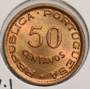 Portugal 1962 50 Centavos Gem BU Saint Thomas & Prince 299609 combine shipping