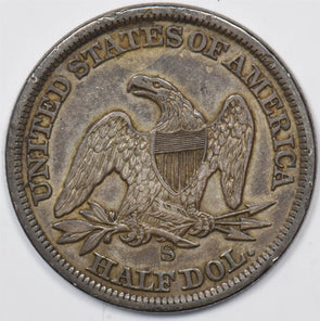 US 1861 -S Seated Liberty Half Dollar 90% silver Seated Liberty Half Dollar 90%