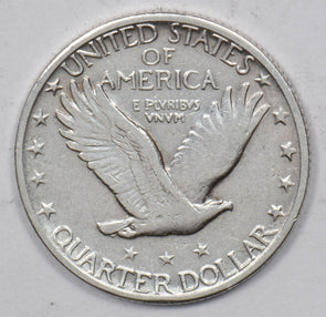 1930-S Standing Liberty Quarter 90% silver AU U0767