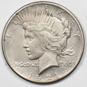 US 1921 Silver Peace Dollar Silver Peace Dollar High Relief-CH AU U0979 combine