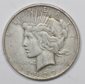 US 1927 -D Better Date Silver Peace Dollar Silver Peace Dollar U0827 combine sh