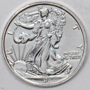 Silver Art Round 1/10 oz.999 Walking Liberty Design Proof Like U0745