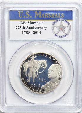 2015 -S Marshals Service Half Dollar 50 Cents PCGS RROOF 69 DCAM PC1158