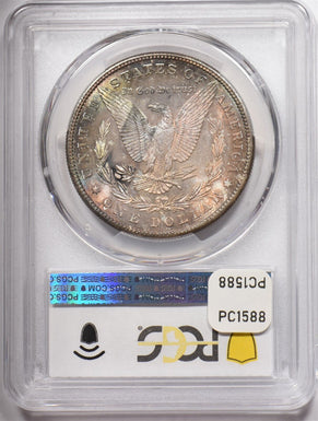 1881-S Morgan Dollar Silver Stunning Toning PCGS MS64 PC1588