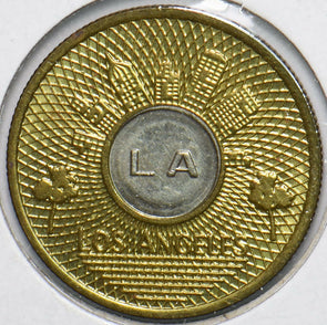 1 Fare Token Los Angeles Transit Authority 191947 combine shipping