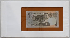 Malta 1983 Lira (1967) Bank notes of all nations. 3 Cents stamp RC0537 combine s