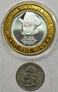 10 Dollar Sam Boyd's California. Silver gaming token. Limited edition "Kauai,