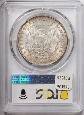 1899 Morgan Dollar Silver Stunning Toning PCGS AU58 PC1575