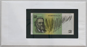 Australia 1982 2 Dollars Bank notes of all nations. 24 Cents stamp RC0508 Merino