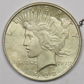 1922 Peace Dollar Silver MS UNC U0284