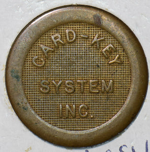 Token Card-Key System Ing. Courtesy Parking 191928 combine shipping