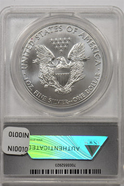 2011-S Silver Eagle NGC MS70 NI0010