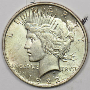 1922 Peace Dollar Silver MS ++ CH BU U0279