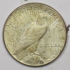 1923-S Peace Dollar Silver AU+ U0272