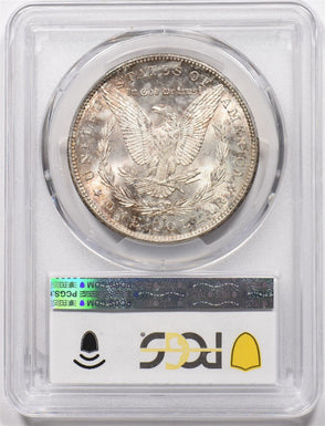 1890-S Morgan Dollar Silver Stunning Toning PCGS MS63 PC1561