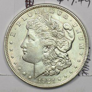 1921 Morgan Dollar Silver AU/ UNC U0297