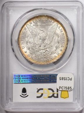 1884-O Morgan Dollar Silver PCGS MS64 Stunning Toning PC1585