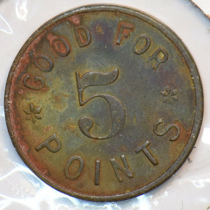 1900 ~40 1071 San Francisco Sportland Free Game Token 296185 combine shipping