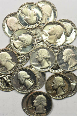 1968 ~86 Washington Quarters 19 Pcs Proof to Ch Proof BU0599 combine shipping