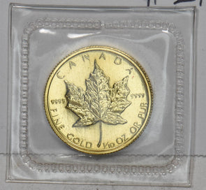 1982 Gold Canada Maple Leaf 1/10 oz $5 (Sealed) GEM Bu GL0306