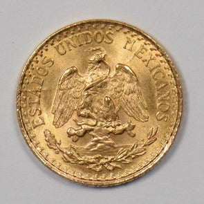 Mexico 1945 2 Pesos gold CHBU+ GOLD 0.900 GL0209 combine shipping