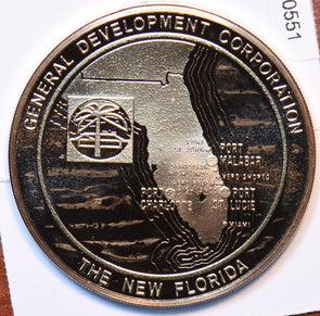 1969 Medal Proof General Development Corporation Headquarters Dedication 490551