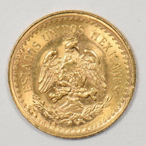 Mexico 1945 2 1/2 Pesos gold CHBU 0.900 FINE GOLD GL0212 combine shipping