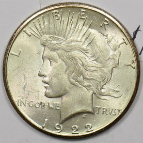 1922-S Peace Dollar Silver MS ++ Ch BU U0273