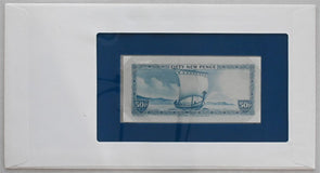 Isle of Man 1983 50 Pences Bank notes of all nations. 15 Pences stamp RC0527 com