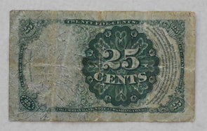 US 1874 25 Cents US Fractional currency. FR 1308 VG ++ RC0495 combine shipping