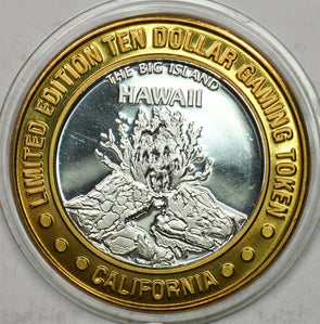 10 Dollar Sam Boyd's California. Silver gaming token. Limited edition 