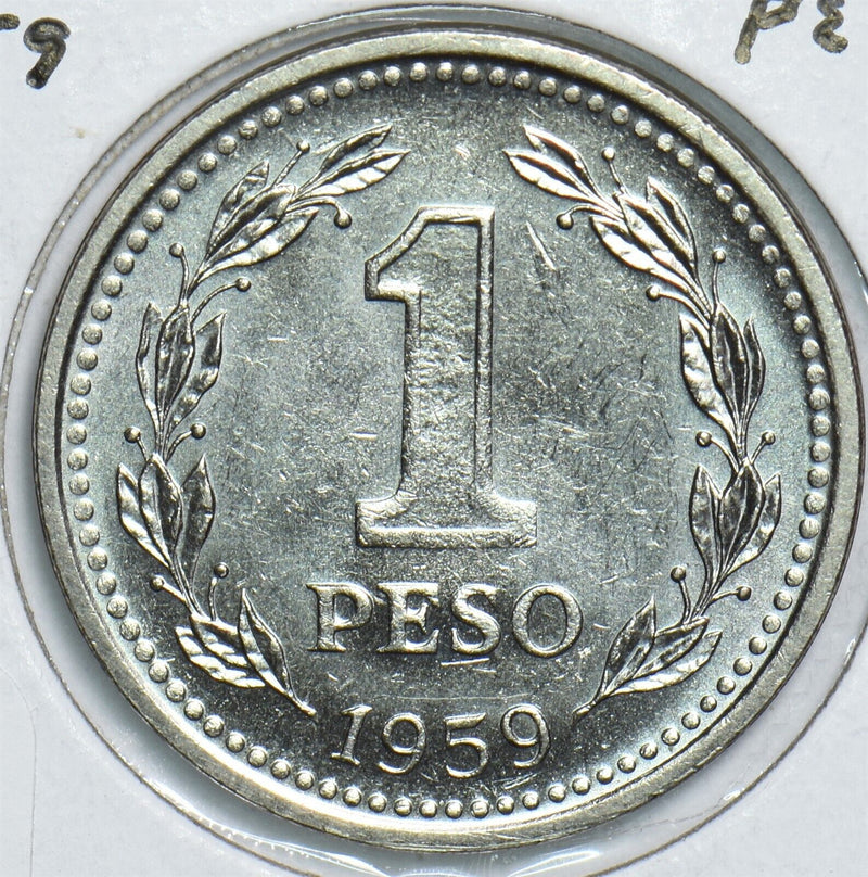 Argentina 1959 Peso 198769 combine shipping – Coin Gold & Stamp Buyer SF