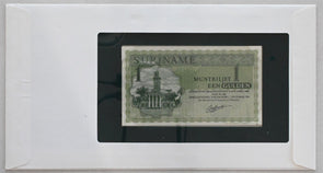 Suriname 1986 Gulden Bank notes of all nations. 50 Cents stamp RC0544 combine sh