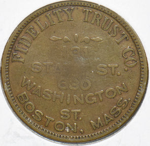 Boston, MA. 50 Cents Token Fidelity Trust Co. 293138 combine shipping