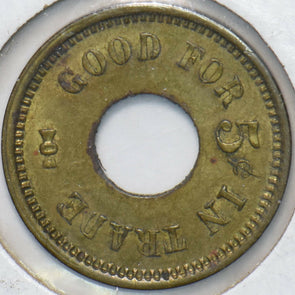 1970 Good for in trade Token 5 Cents 293148 combine shipping