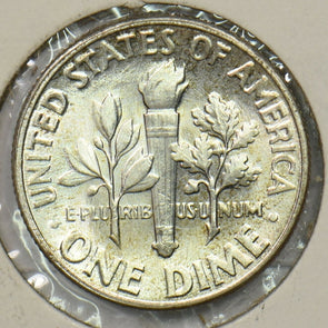 1957 Roosevelt Dime 90% silver Gem BU U0287