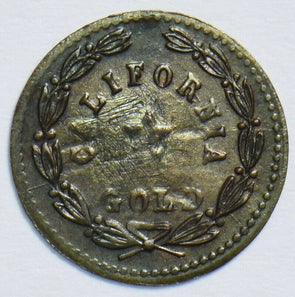 1856 Dated California Token 0 Indian head 298598 combine shipping