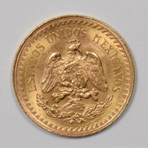 Mexico 1945 2 1/2 Pesos gold CHBU 0.900 FINE GOLD GL0210 combine shipping