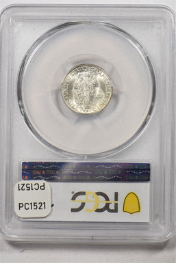 1945-S Mercury Dime 90% silver Micro S PCGS MS65 PC1521